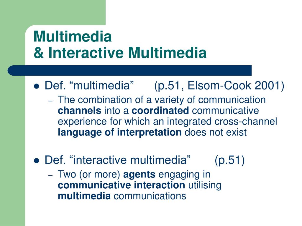 PPT Direct manipulation and multimedia interfaces for learning