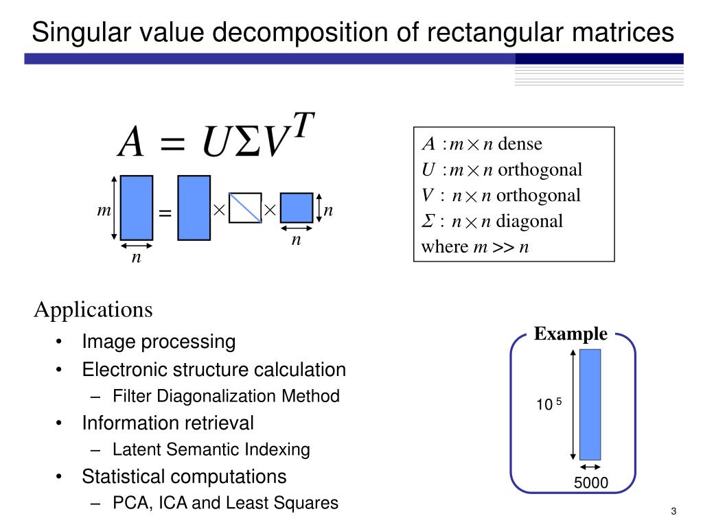 PPT Accelerating the Singular Value of Rectangular