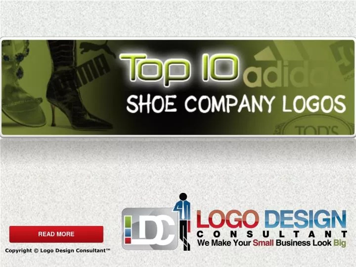 PPT Top 10 Shoe Company Logos PowerPoint Presentation, free download