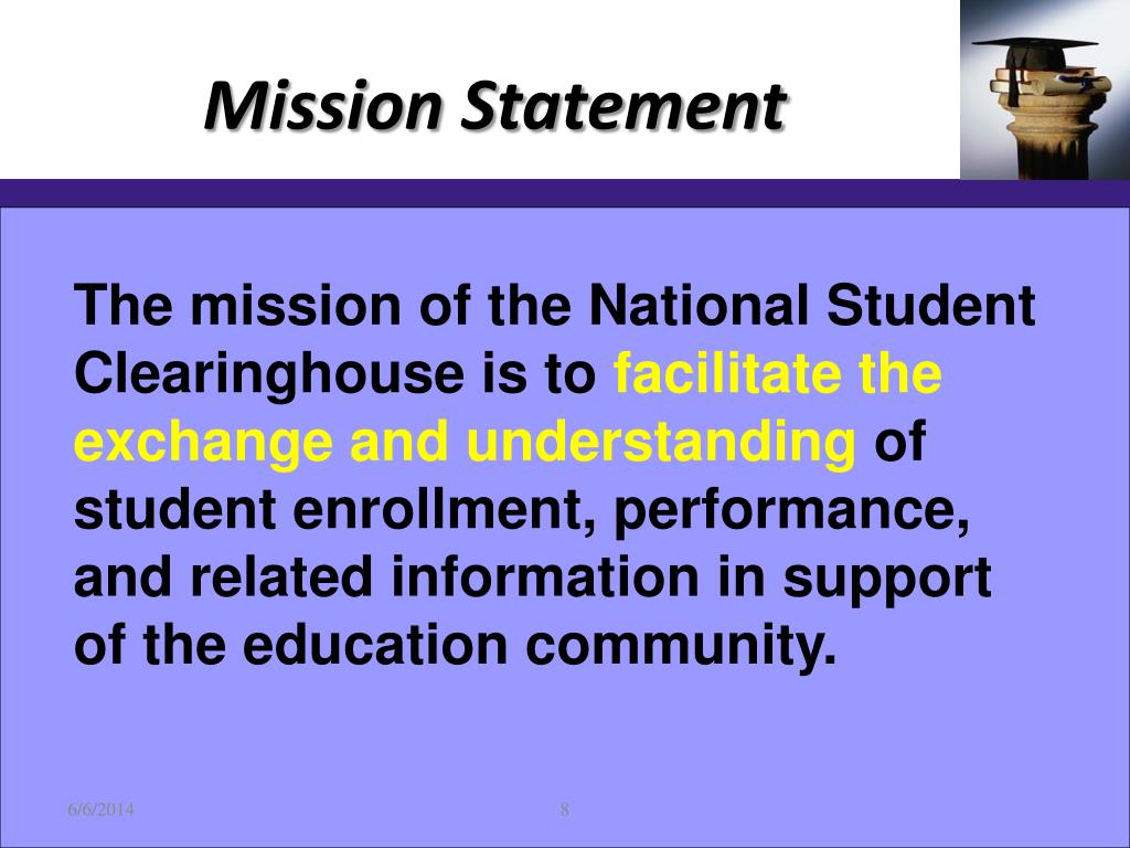 PPT Tracking Students with the National Student Clearinghouse