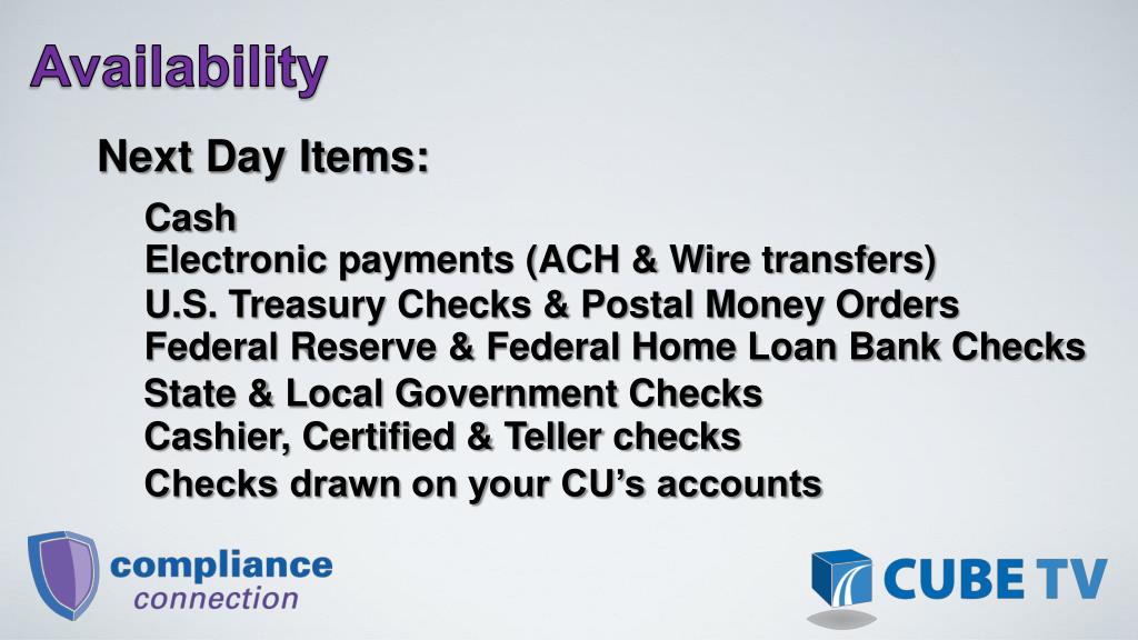 PPT Expedited Funds Availability Act PowerPoint Presentation, free download ID1154498