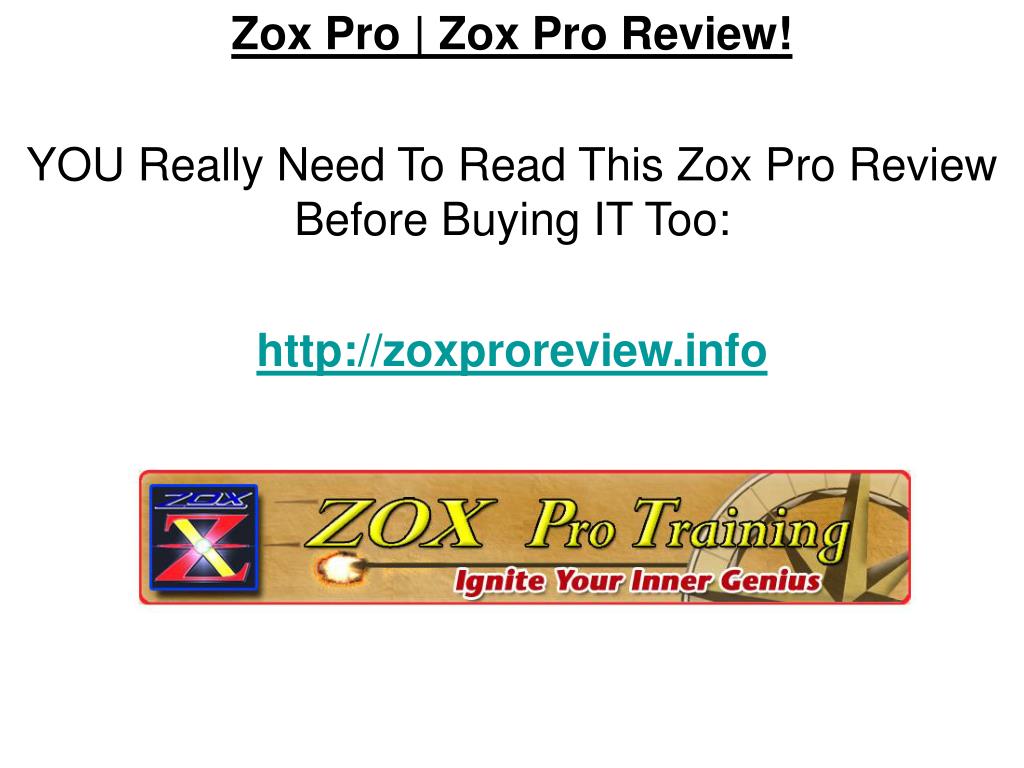 PPT Zox Pro Review PowerPoint Presentation, free download ID11546