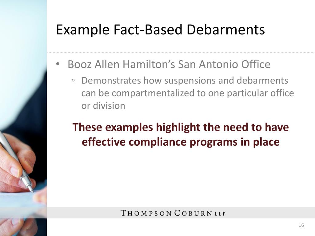 PPT Suspension & Debarment PowerPoint Presentation, free download