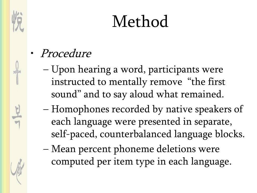 PPT Sound Segmentation is OrthographySpecific Evidence from Hindi