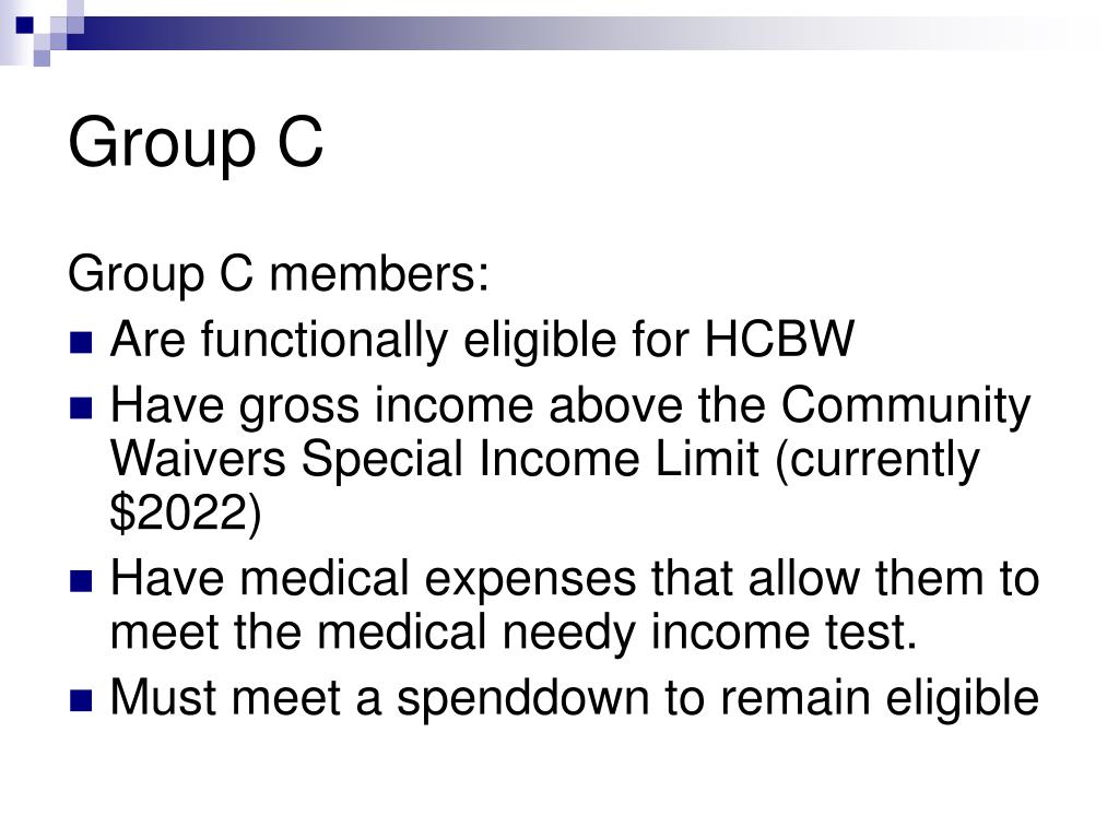 PPT Cost Share Calculations For Long Term Care Medicaid PowerPoint