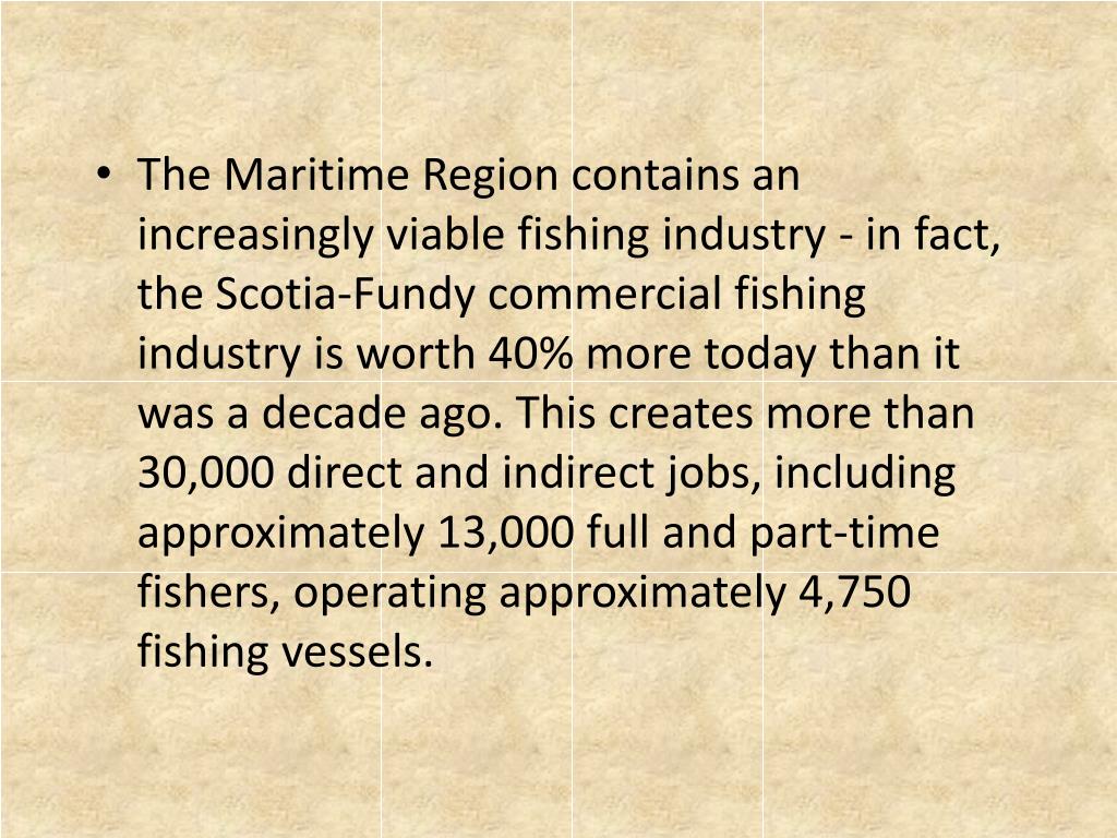 PPT Fisheries in Nova Scotia Facts and Figures PowerPoint