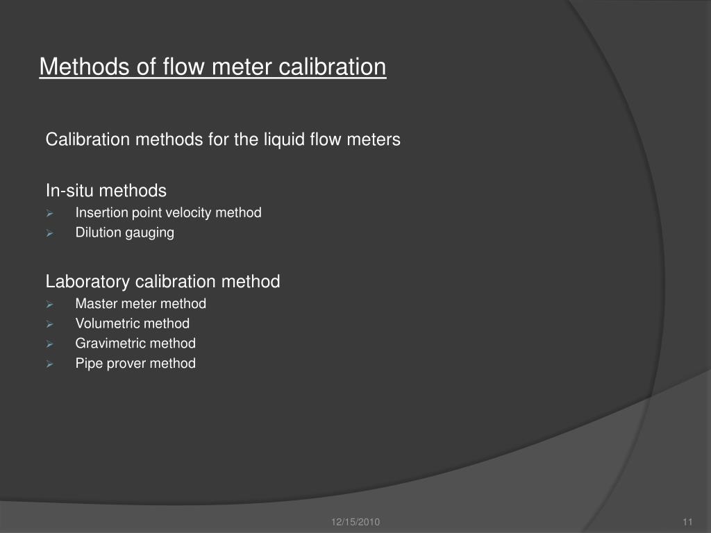 PPT Calibration of Flow and Level Sensors PowerPoint Presentation