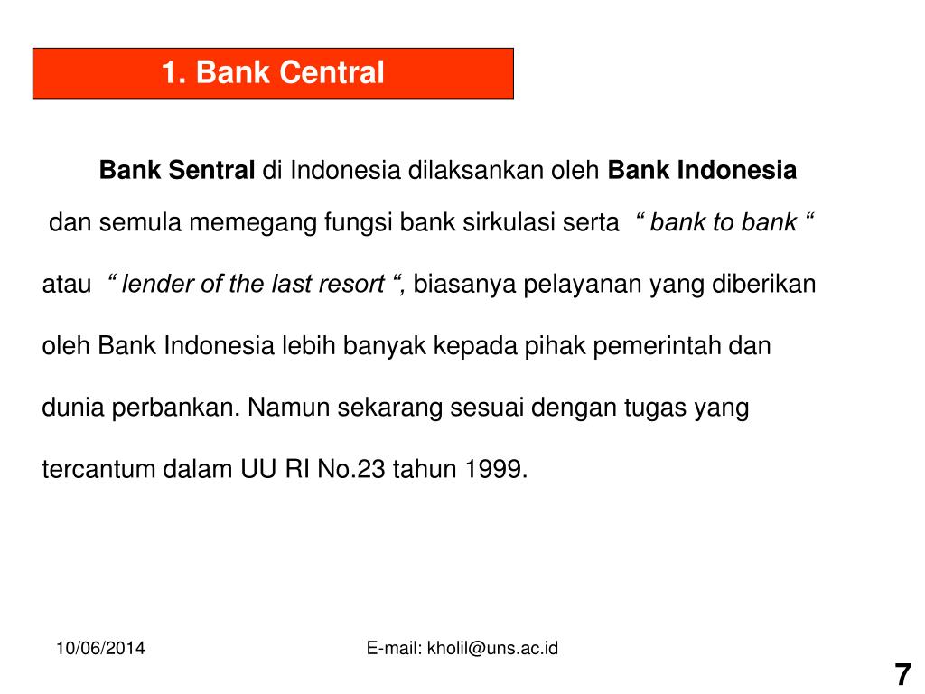 Bank Indonesia Disebut Juga Sebagai Bank Sirkulasi Karena Seputar Bank