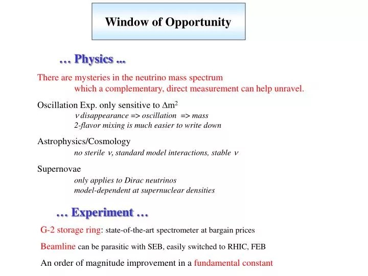 PPT Window of Opportunity PowerPoint Presentation, free download ID