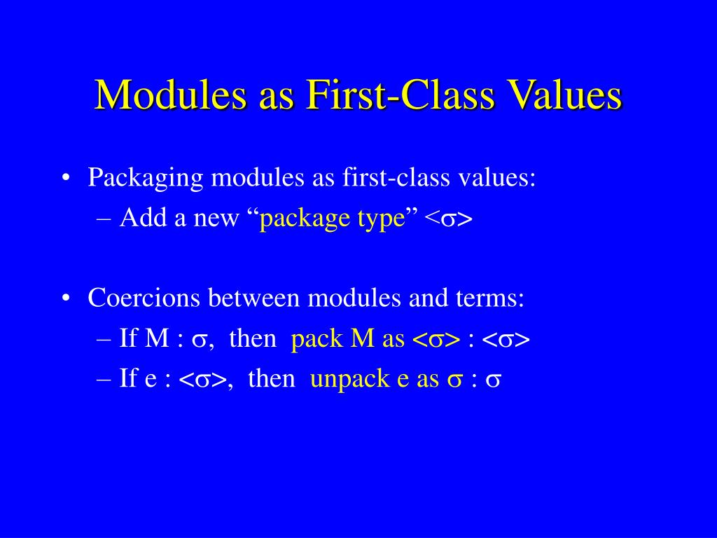 PPT A Type System for HigherOrder Modules PowerPoint Presentation