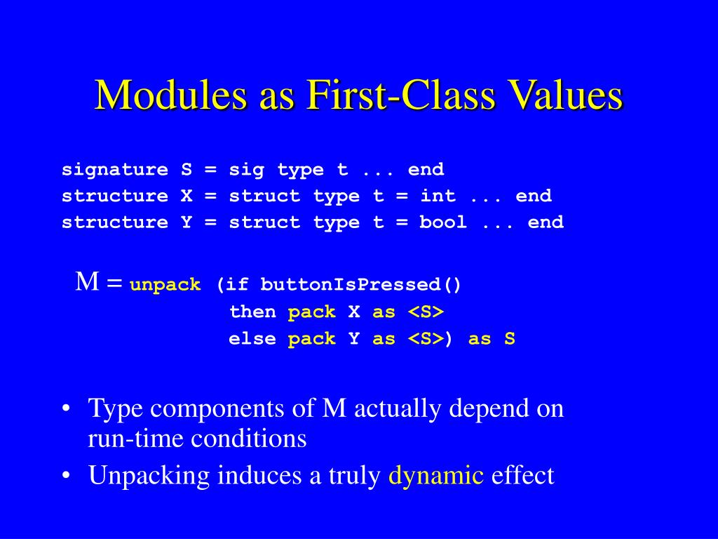 PPT A Type System for HigherOrder Modules PowerPoint Presentation