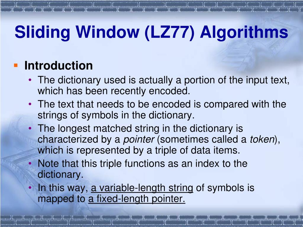 PPT Chapter 5 DICTIONARY CODING PowerPoint Presentation, free