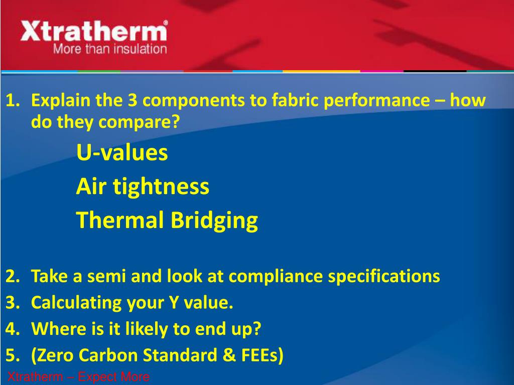 PPT Thermal Bridges in new Dwellings..... Accredited details