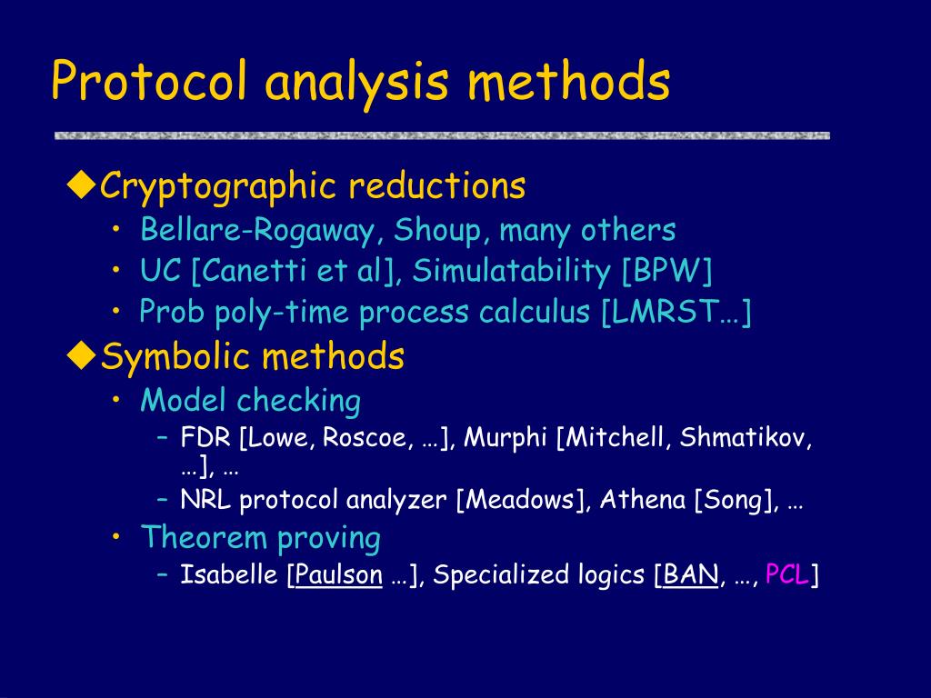 PPT Security Analysis of Network Protocols PowerPoint Presentation