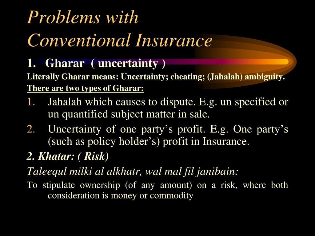 PPT TAKAFUL THE ISLAMIC INSURANCE PowerPoint Presentation, free