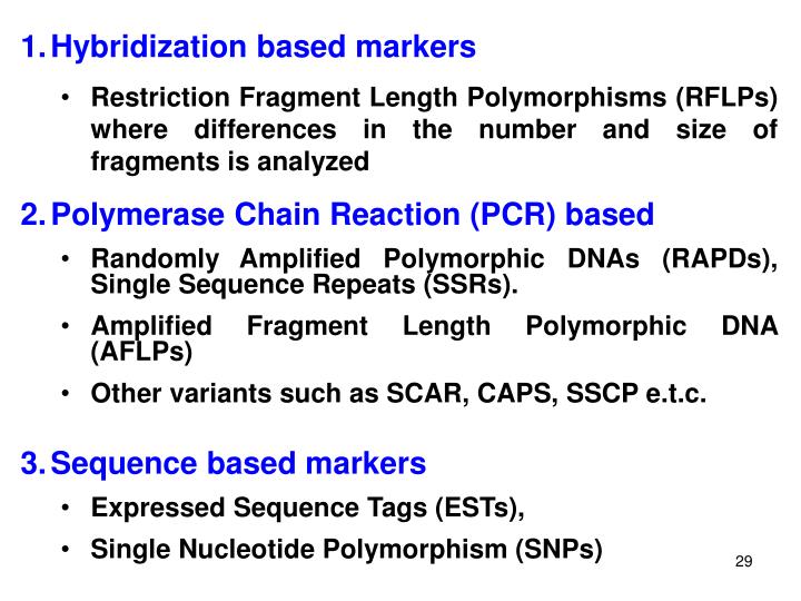 PPT Marker Assisted Selection (MAS) PowerPoint Presentation ID1178474