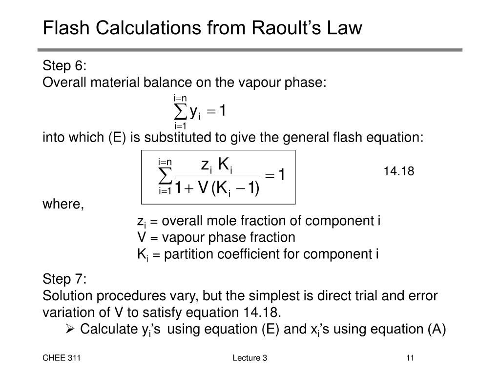 PPT P,TFlash Calculations PowerPoint Presentation, free download