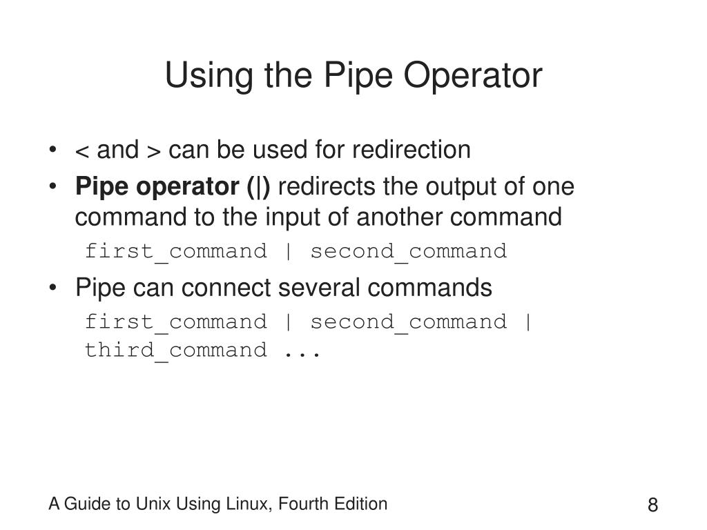 PPT A Guide to Unix Using Linux Fourth Edition PowerPoint