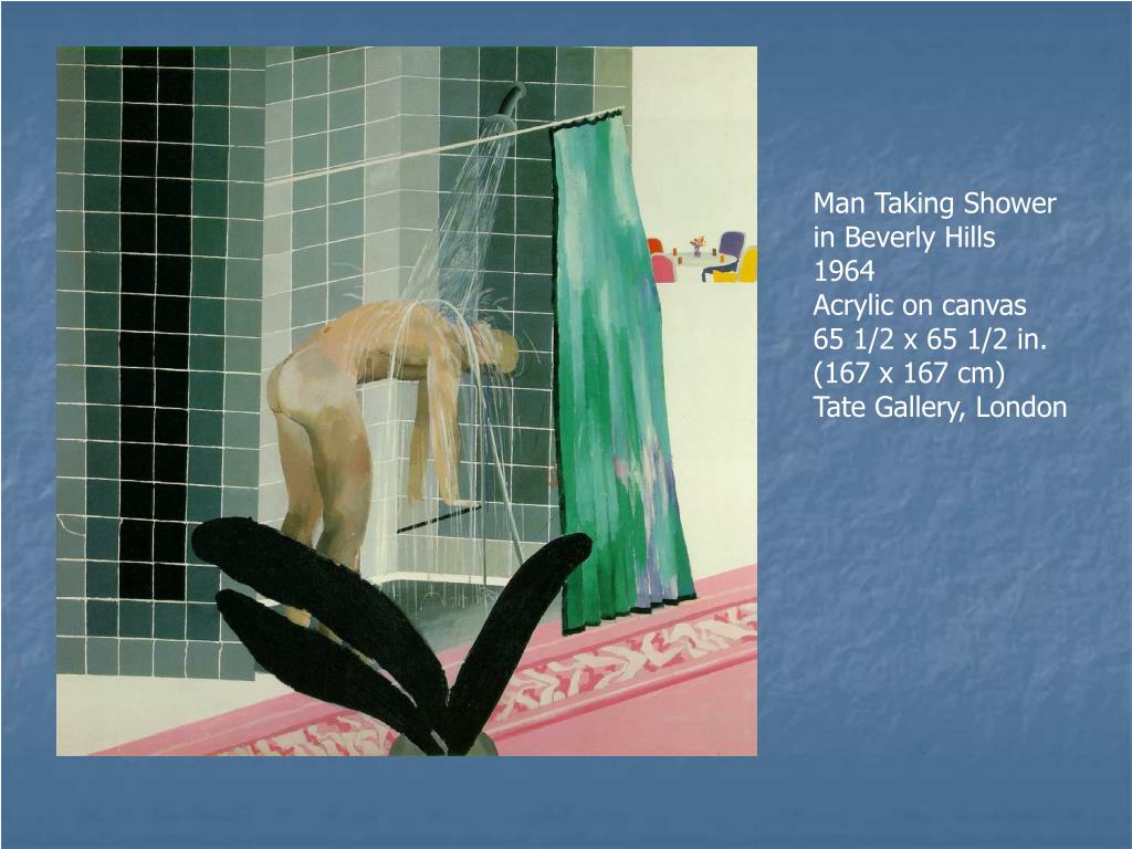 Man In Shower In Beverly Hills PPT David Hockney PowerPoint Presentation, free download ID1183383