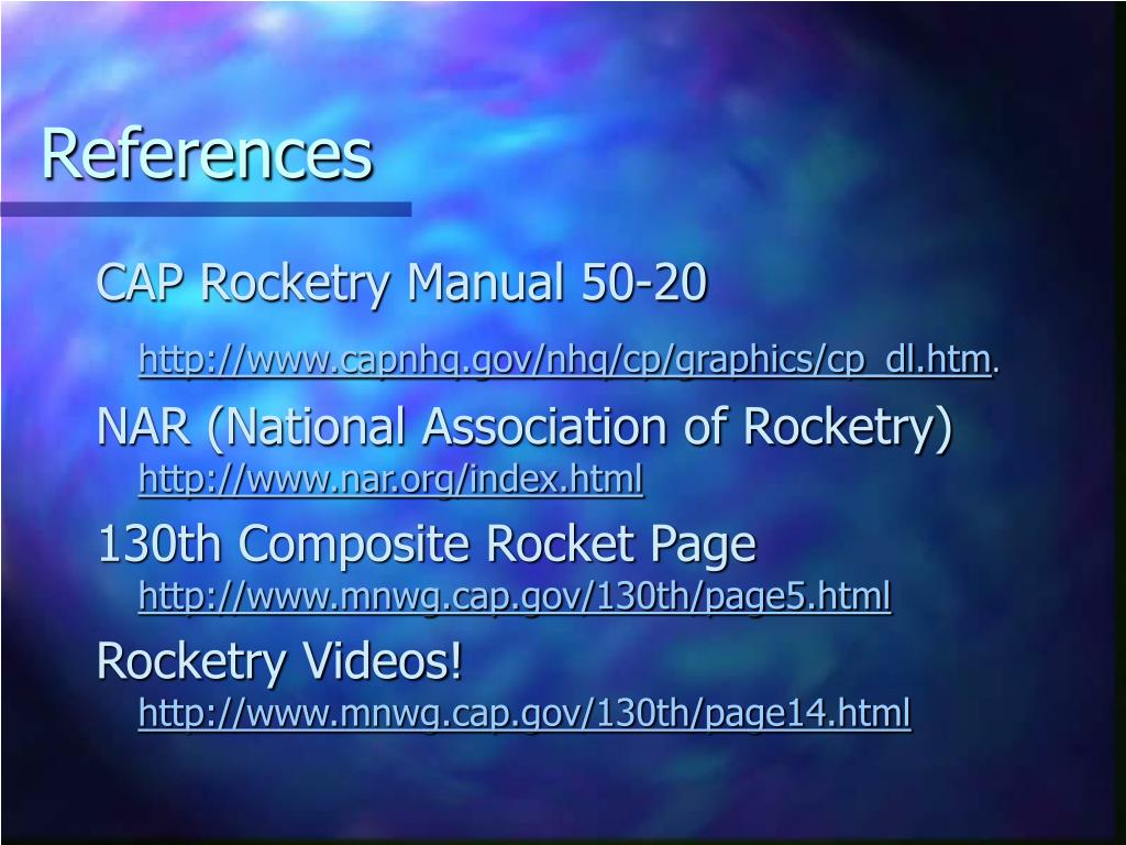 PPT CAP Model Rocketry Program PowerPoint Presentation, free download