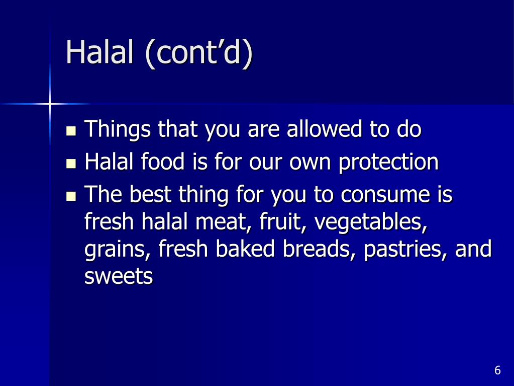 PPT Presentation on Halal and Haram PowerPoint Presentation, free
