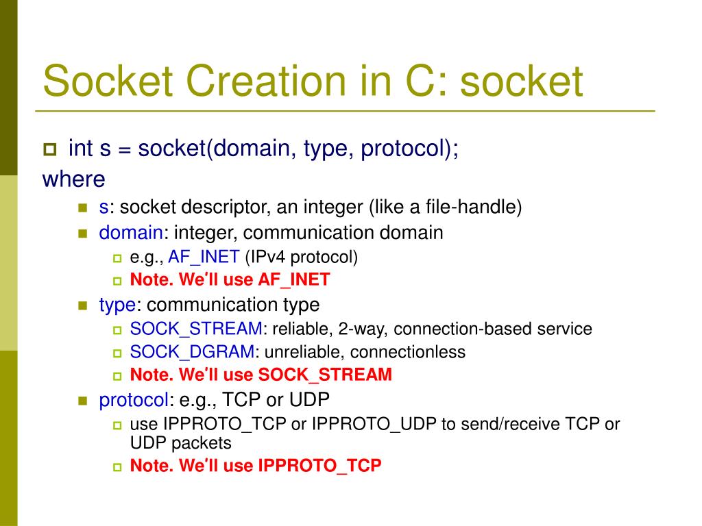 PPT Socket Programming PowerPoint Presentation, free download ID