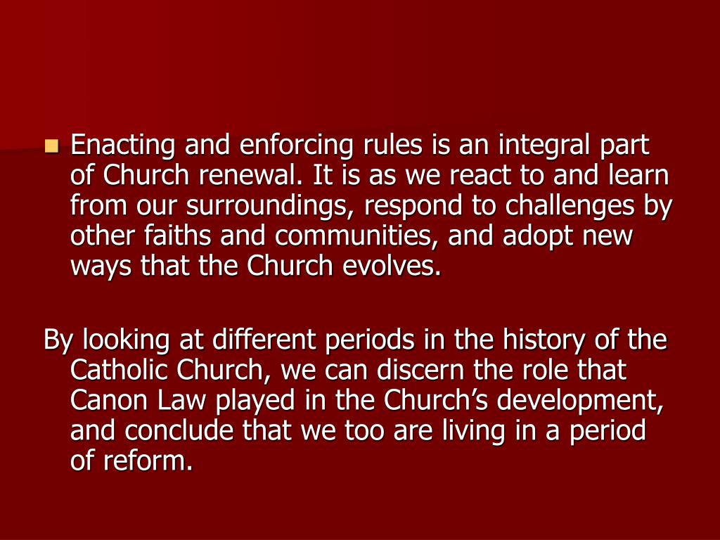 PPT Introduction to Canon Law PowerPoint Presentation, free download