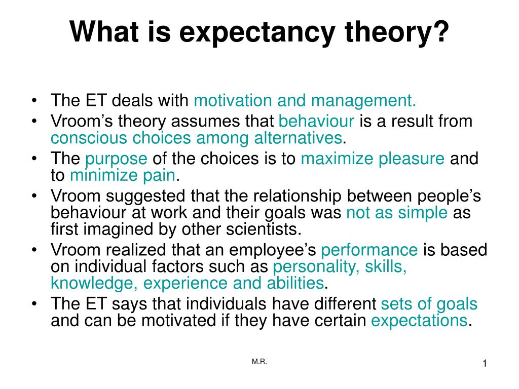 PPT What is expectancy theory? PowerPoint Presentation, free download
