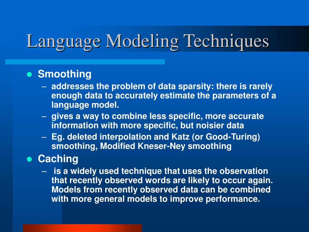 PPT Speech and Language Modeling PowerPoint Presentation, free