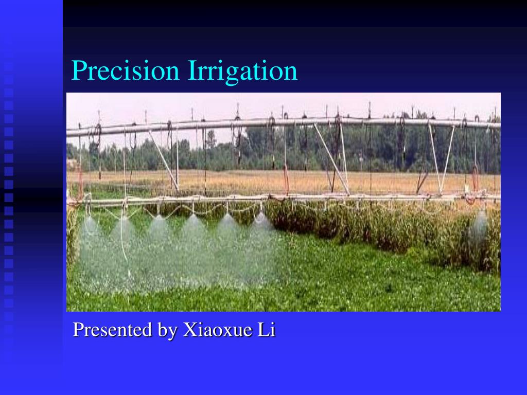 PPT Precision Irrigation PowerPoint Presentation, free download ID