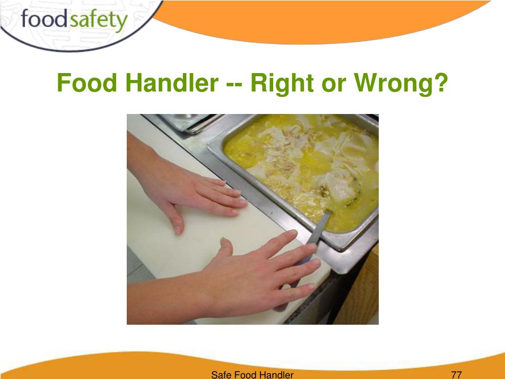 PPT The Safe Food Handler PowerPoint Presentation, free download ID1193634
