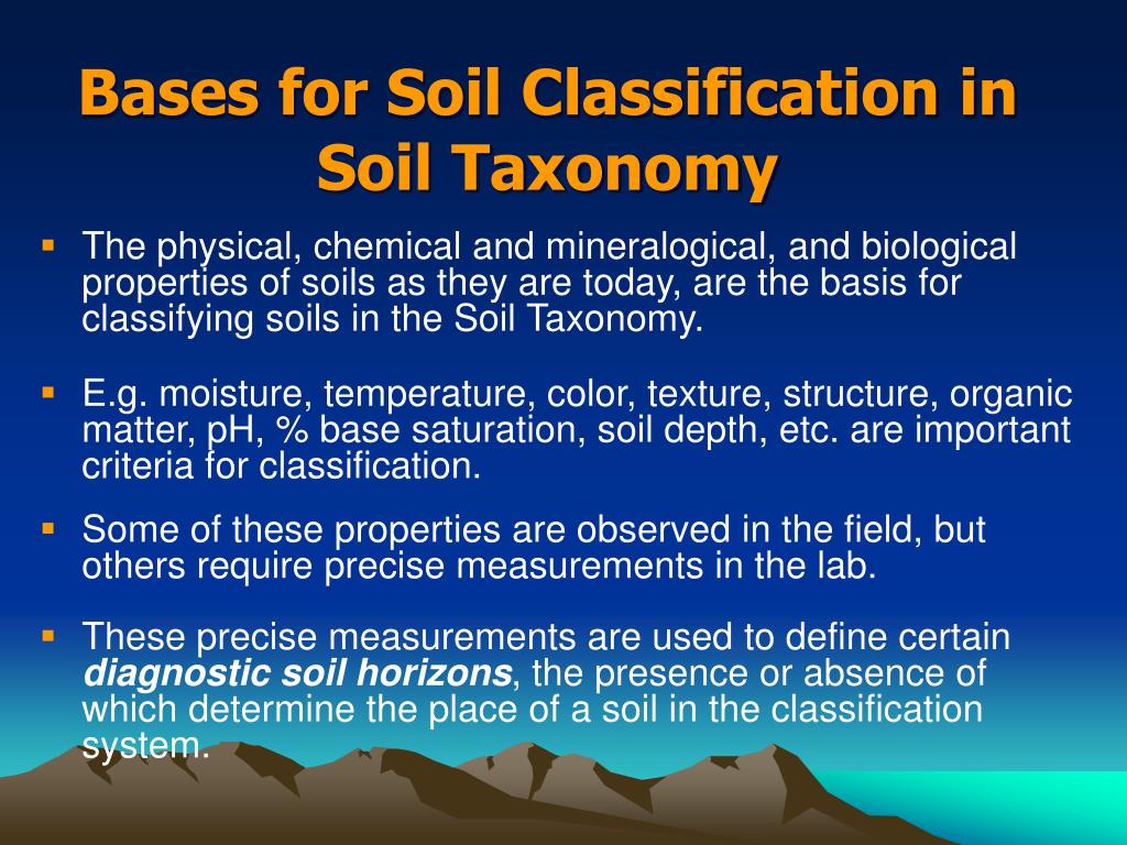 PPT Soil Classification in the United States PowerPoint Presentation
