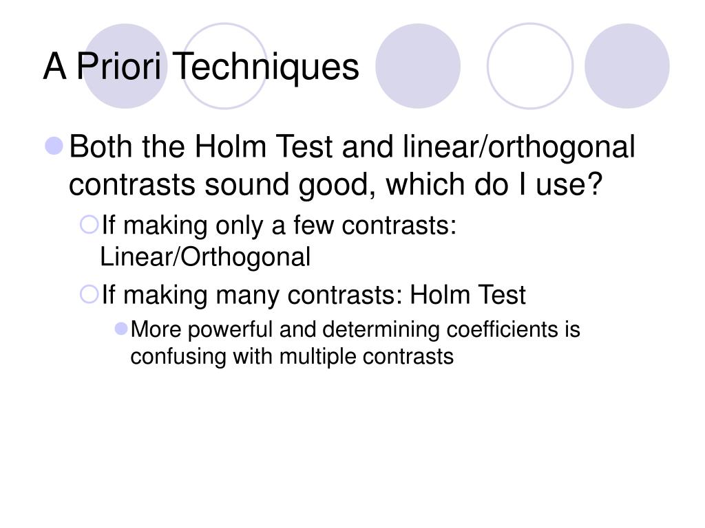 PPT OneWay Analysis of Variance (ANOVA) PowerPoint Presentation