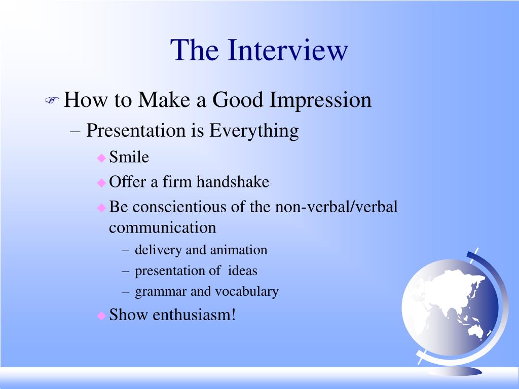 PPT Successful Interviewing Tips on Landing the perfect career