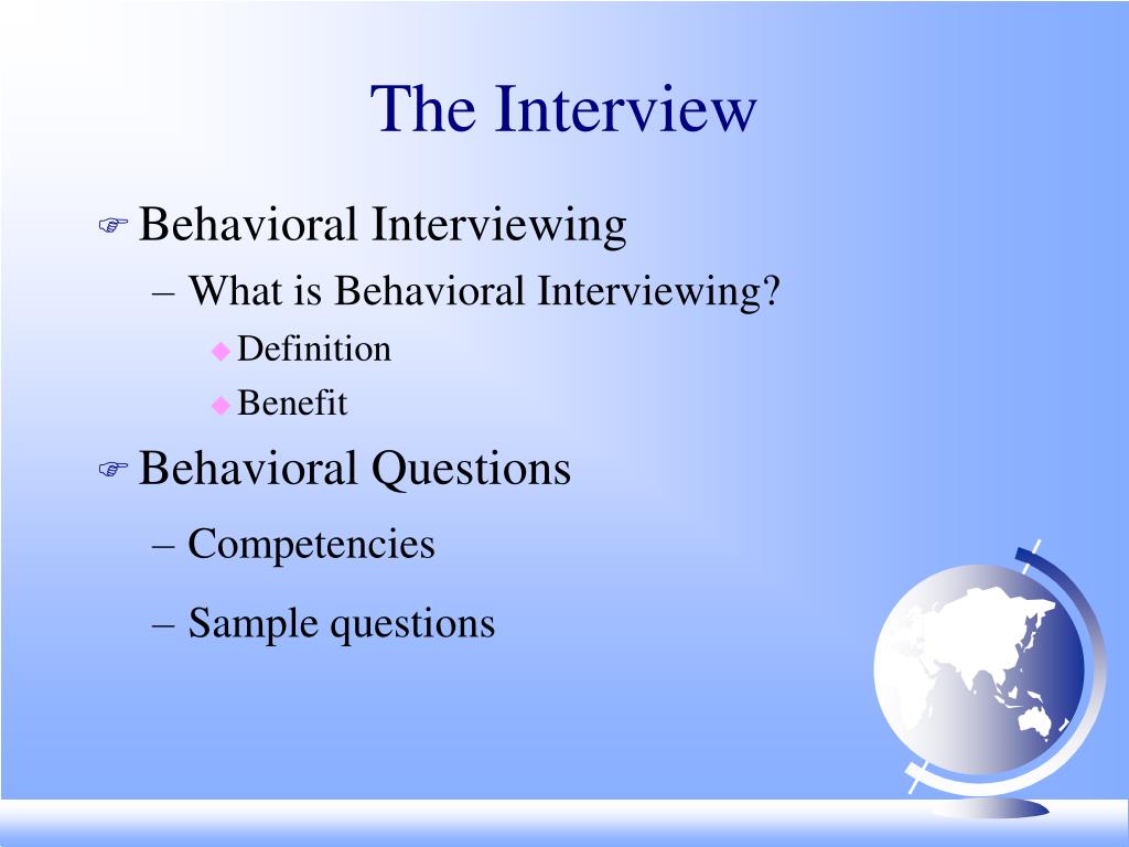 PPT Successful Interviewing Tips on Landing the perfect career
