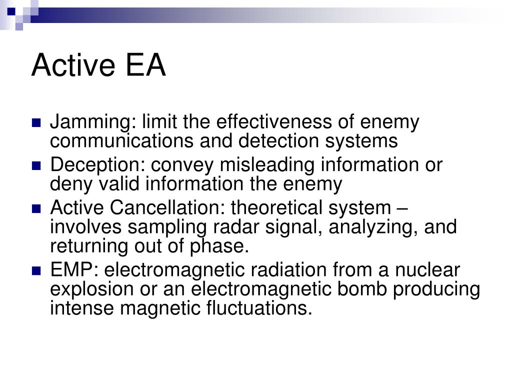 PPT ELECTRONIC WARFARE PowerPoint Presentation, free download ID