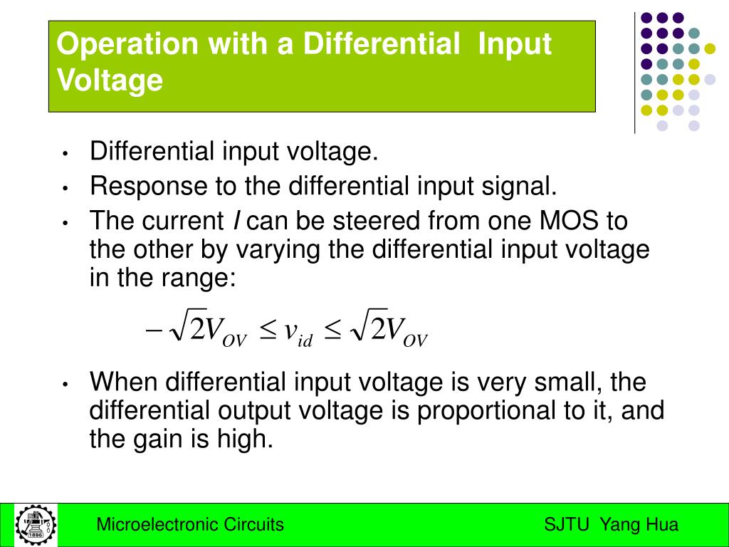 PPT Chapter 6 Differential and Multistage Amplifiers PowerPoint
