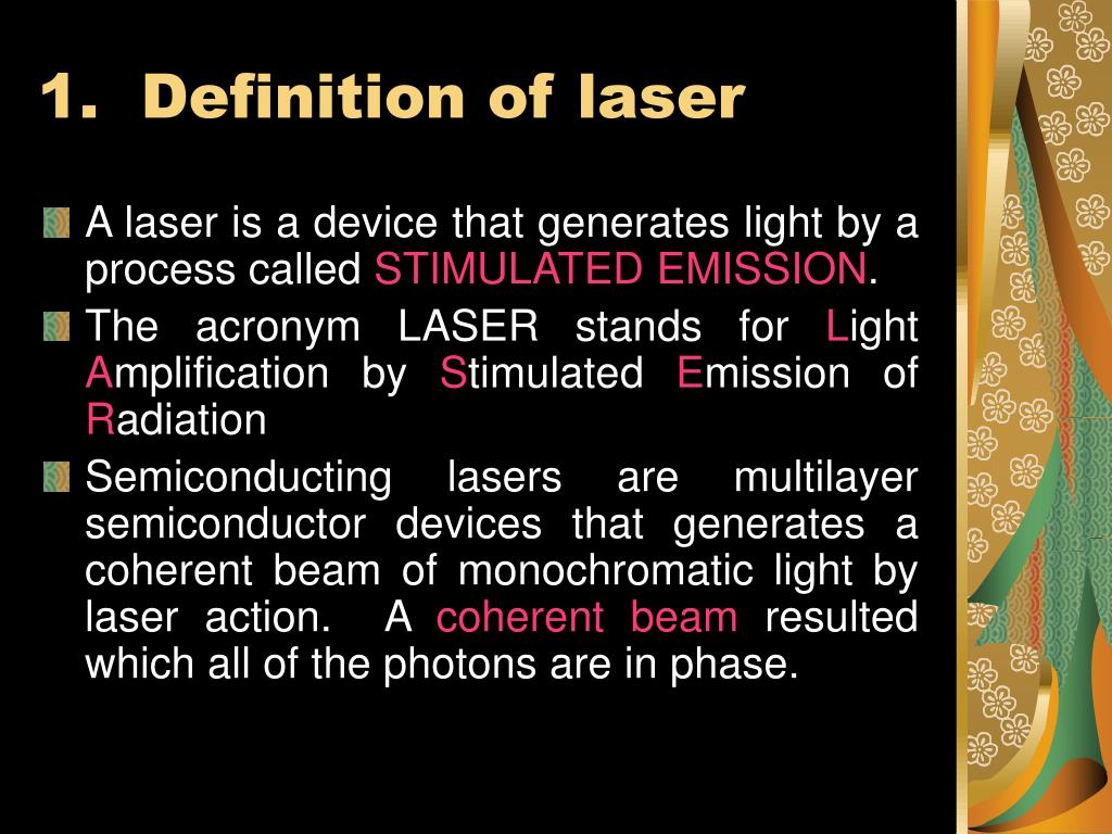 PPT LA S ER (semic o nducting Lasers) PowerPoint Presentation, free