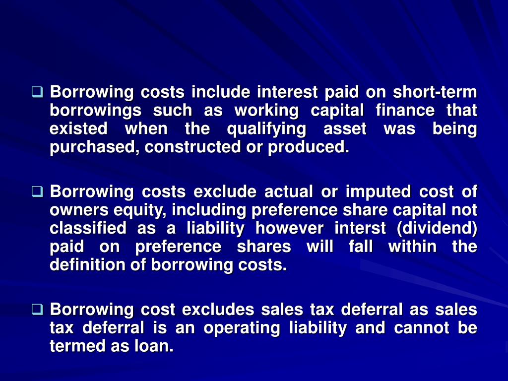 PPT (AS 16) Borrowing Costs PowerPoint Presentation, free download