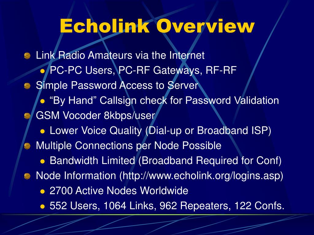 PPT EchoLink PowerPoint Presentation, free download ID1202206