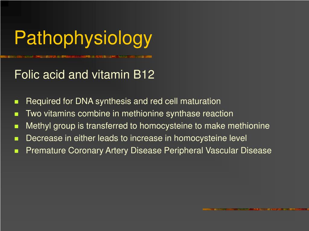 PPT Diagnosis and Effect of Folate and Vitamin B12 Deficiency