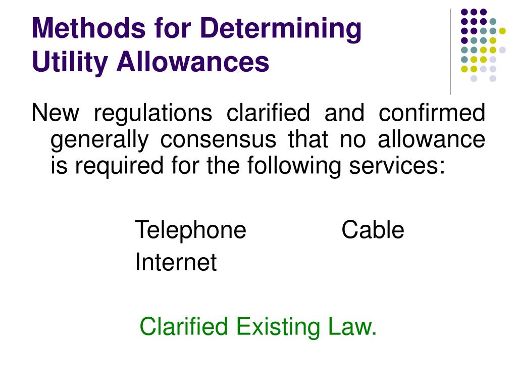 PPT Calculating Utility Allowances PowerPoint Presentation, free