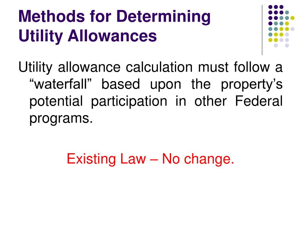 PPT Calculating Utility Allowances PowerPoint Presentation, free