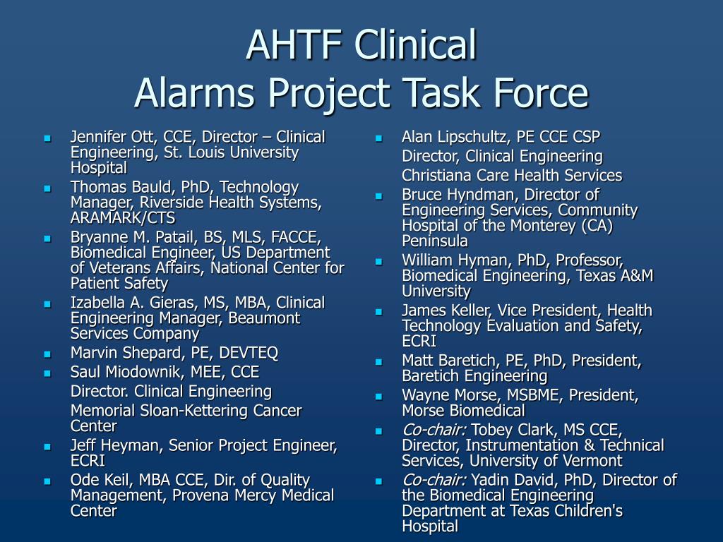 PPT Impact Of Clinical Alarms On Patient Safety American College of