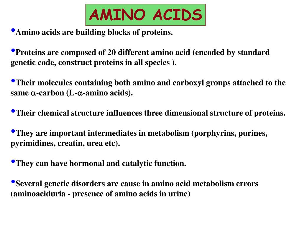 PPT AMINO ACIDS PowerPoint Presentation, free download ID1205136