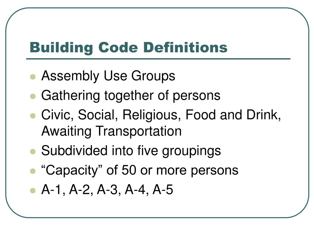 PPT Assembly Occupancies PowerPoint Presentation, free download ID