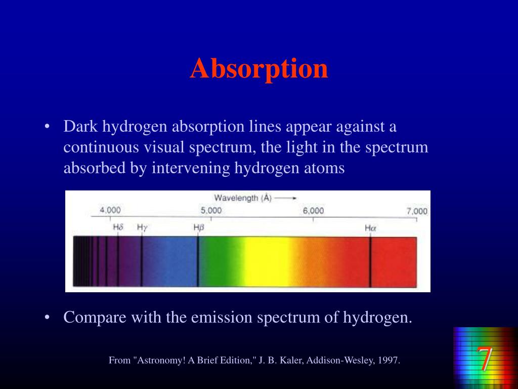 PPT Spectral Lines PowerPoint Presentation, free download ID1207109