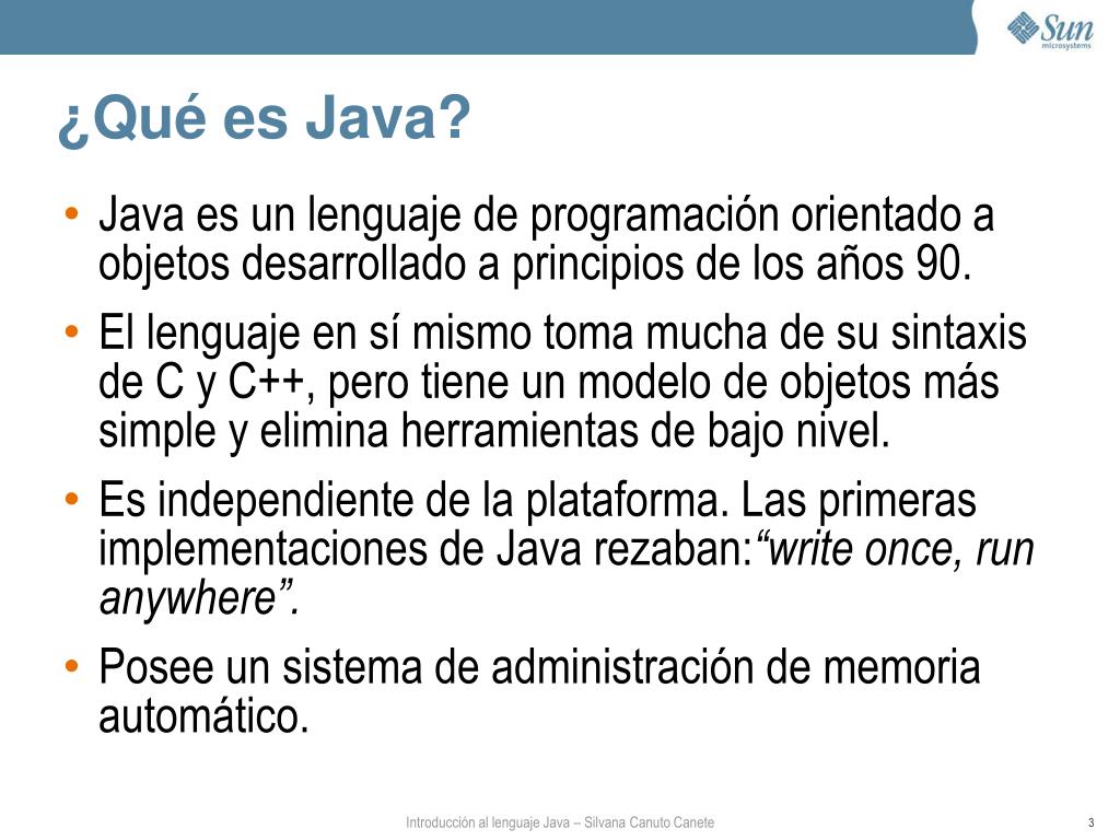 PPT INTRODUCCIÓN AL LENGUAJE JAVA PowerPoint Presentation, free