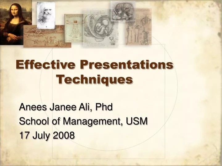 PPT Effective Presentations Techniques PowerPoint Presentation, free