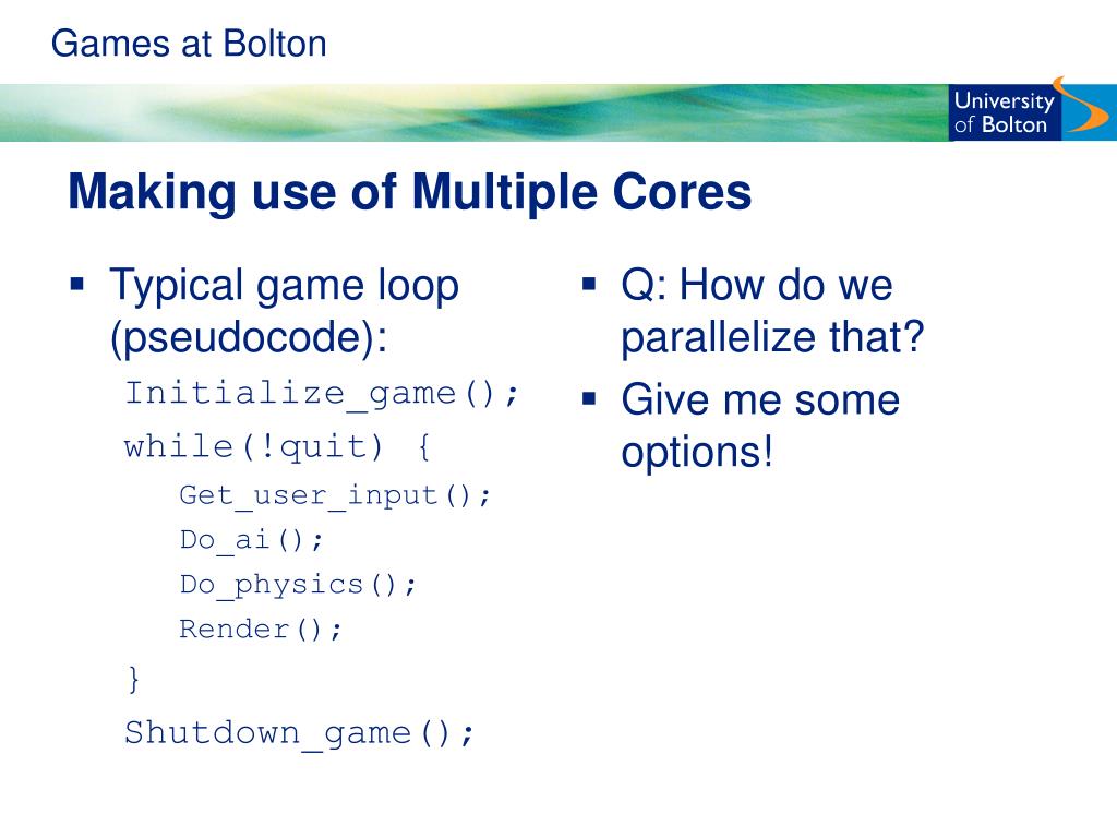 PPT Programming multiple cores PowerPoint Presentation, free download